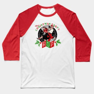 Christmas Party Hop Baseball T-Shirt